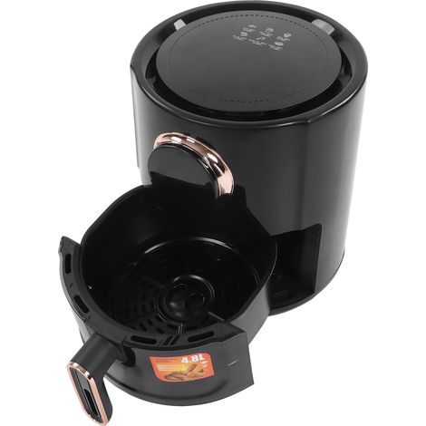 Friteuse électrique 4,8 L ABS 1350 W sans huile, four à friture automatique avec écran tactile numérique intelligent, 6 programmes prédéfinis, prise UE 220 V (1/5)