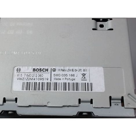 [PRODUIT D'OCCASION] Autoradio VOLKSWAGEN Polo V Phase 1 (6r) 2009-2014 ♻️ Ref Oe. 5m0057186j - Garantie à vie (1/3)