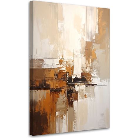 Wandbild Abstrakt in Beige und Brauntönen 20x30 (1/5)
