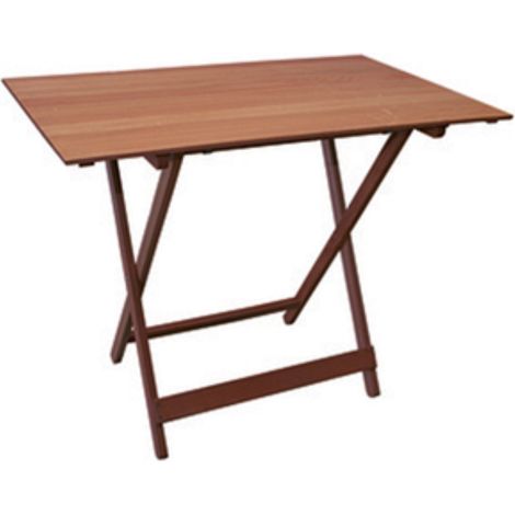 Tavolo in legno richiudibile faggio Noce 60X97 cm (1/2)