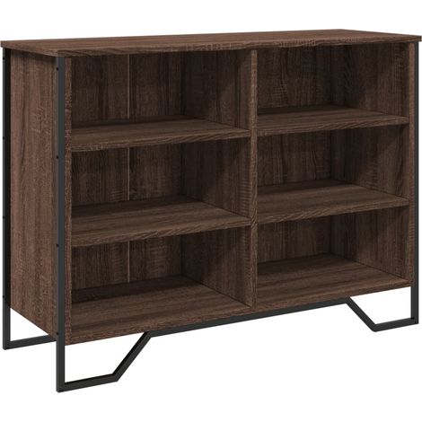 Credenza buffet cassettiera mobile contenitore organizer cucina soggiorno soggiorno 101 x 35,5 x 74,5 cm derivati del legno marrone 020031159
