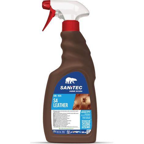 SANITEC igiene sicura Sanitec Pelle, Detergente Specifico, Spray 500 ml