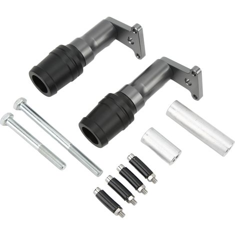 Protège-carter moteur moto NINJA 400 250 2018-2021 en aluminium titane, protection latérale robuste et légère pour carter, accessoire de sécurité compatible Kawasaki, kit de protection moteur anti-cho (1/5)