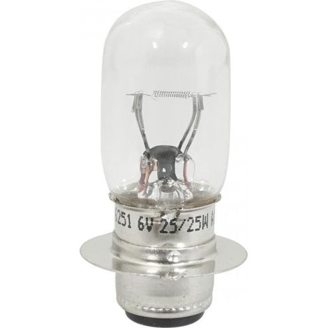 Ampoule lampe de phare 6V 25/25W type P15d (25-1) Flosser 6251 (1/3)