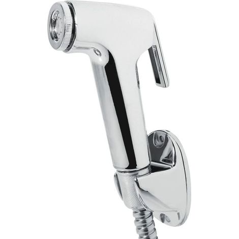 Douchette à Main Bidet Douchette Bidet Multifonctions WC Bidet Pulvérisateur de Douche Ensemble avec Support de Tuyau et Support Mural Shattaf Hygiène Personnelle en ABS (1/5)