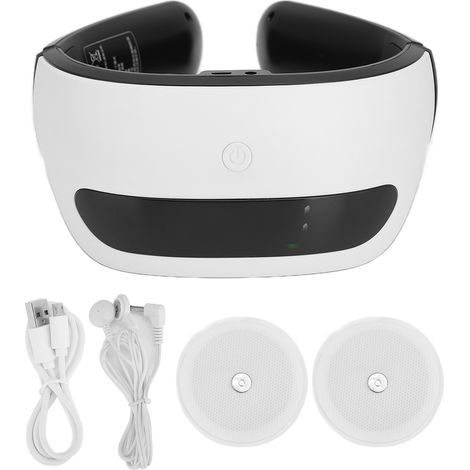 Collier Massant à Impulsions Électriques avec Compression Chaude pour Cervicales, Appareil de Massage de la Nuque (1/5)