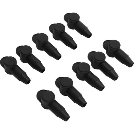 10 Pièces Caches Bornes en Silicone pour Batterie, Protection Universelle, Installation Facile et Sécurisée pour Alternateurs et Démarreurs (1/5)
