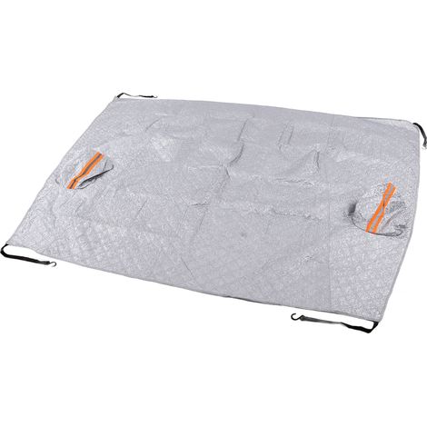 Bâche universelle pare-brise 197x217cm avec bande réfléchissante - Protection anti-neige et pluie pour voiture