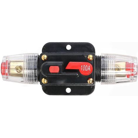 Fusibles automobiles 100 A, fusible ANL, disjoncteur, réarmement, porte-fusible, fusible