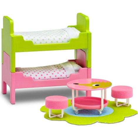 Möbel für ein Puppenhaus im Kinderzimmer