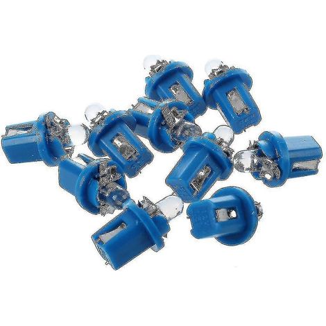 10 x T5 Bleu Led Voiture Tableau de bord Ampoules (1/3)