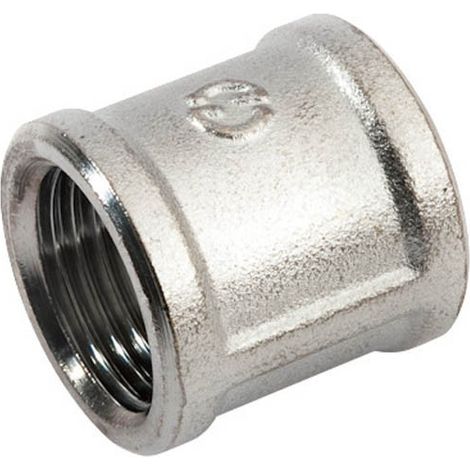 Manicotto ff cromato lucido Pollici: 3/4" (1/3)