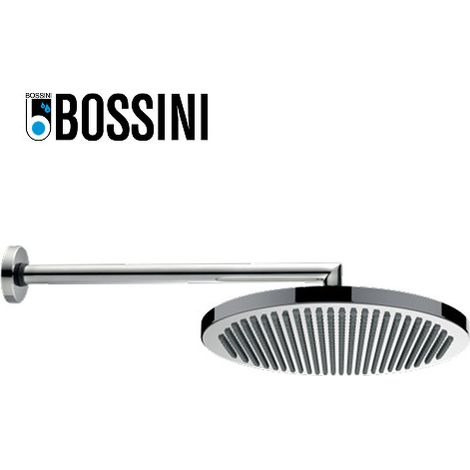 Ensemble pomme de tête douche 280mm bras à angle chromé Apice - Bossini H70430H030