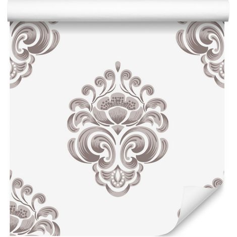 Papel pintado con motivos ornamentales para salón y dormitorio, 50x1000 cm. (1/5)