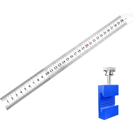Outil de mesure précision, graduations multiples, acier (1/5)