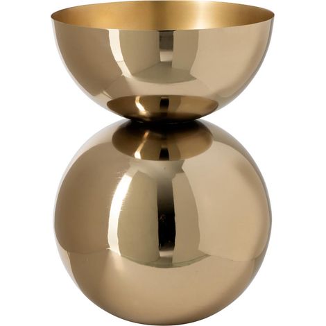 Vase Design Brillant "Edda" 43cm Doré (1/3)