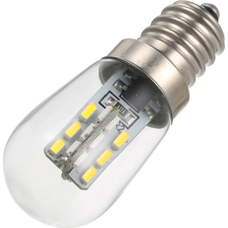 Lampe pour frigo et congélateur, mini ampoule culot E12 – 5cm, 150 lumens, ne bloque pas la porte (1/5)