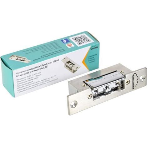 Serrure à encastrer électrique Silvercloud Ys800 - PNI - Acier inoxydable - 12V
