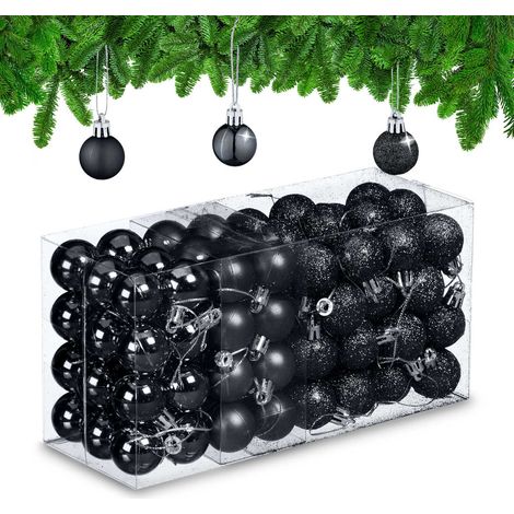 Juego de 96 adornos navideños de plástico para árbol de Navidad