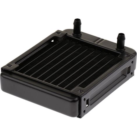 Échangeur De Chaleur à Eau De Radiateur En Aluminium 10 Tuyaux Pour CPU 120mm Bouche Droite (1/5)