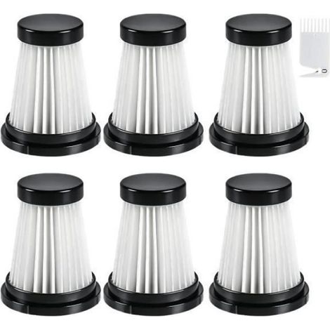 Filtre HEPA - Pour Aspirateur Moosoo K12 K12 Pro K13 et Genius Invictus One 1.0 2.0 - Lot de 6 (1/3)