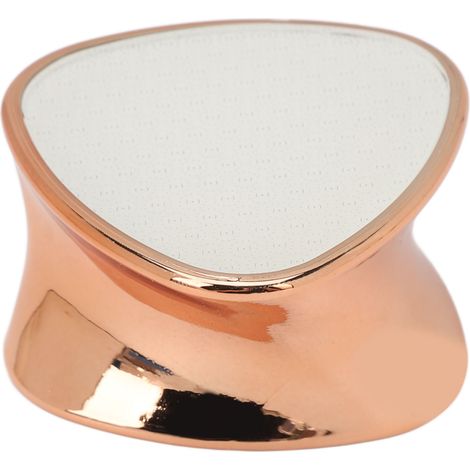 2 en 1 Épilation à Sec et Humide Indolore, Gant Exfoliant Pieds Lavable pour Bras Jambes Or (1/5)