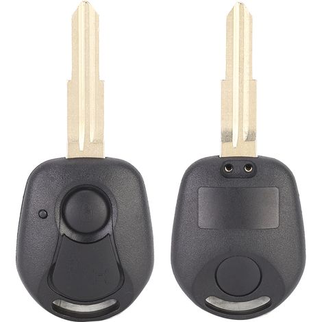 Coque de remplacement noire pour télécommande à 2 boutons, compatible avec SSANGYONG Actyon (1/5)