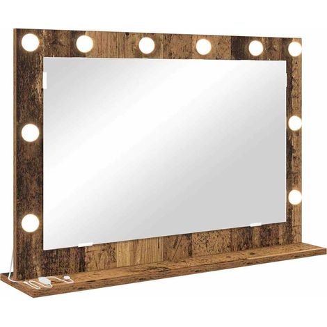 Miroir de vanité Rectangulaire Bois ancien 80 x 55 x 18 cm