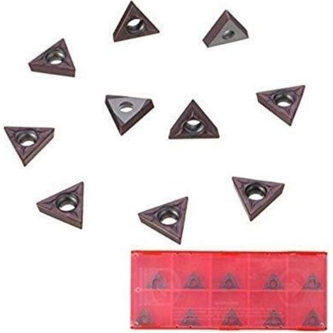 10pcs TCMT731 Carbide Inserts for 1/4 and 5/16 inch Turning Tool Holders