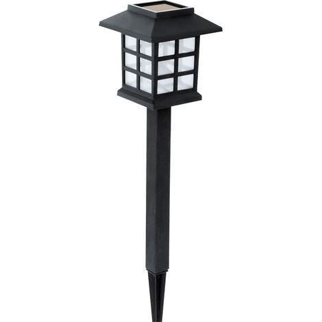 Lampada a spina solare a LED luce esterna percorso giardino picchetto terra illuminazione terrazza danneggia 504076