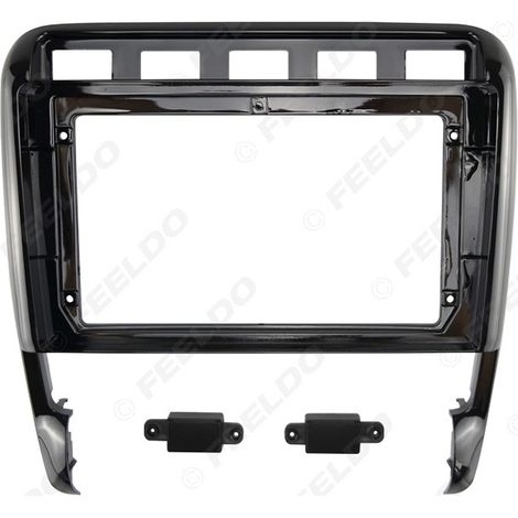 Compatible with Porsche Cayenne Turbo 2009: Modification frame for large 9-inch Android navigation screen (1/4)