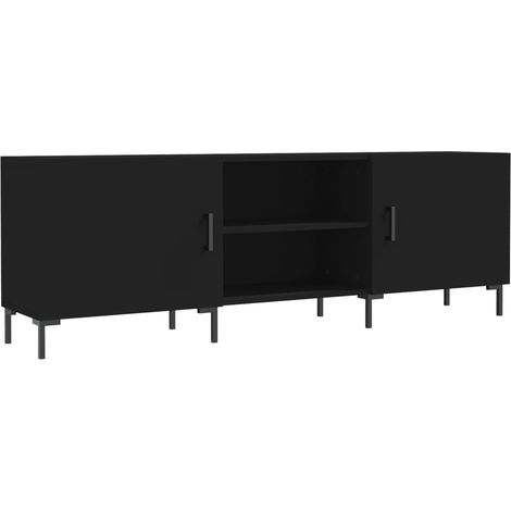 vidaXL Fernsehmöbel schwarz 150x30x50 cm Holzwerkstoff