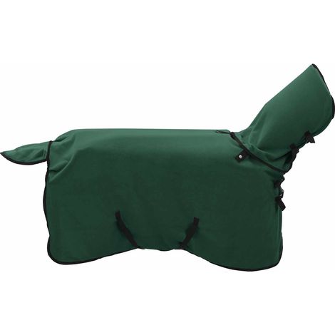 Horse Blanket Full Dark Green 115 cm Polyester vidaXL