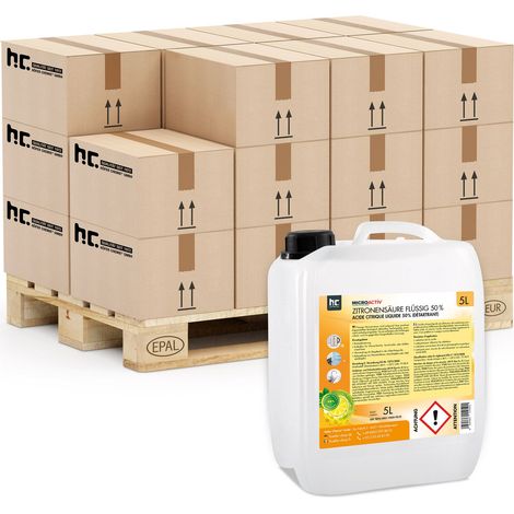 Höfer Chemie Acide Citrique Liquide 50% Microactiv® détartrant en bidon de 5 L 240 l (en) (1/2)