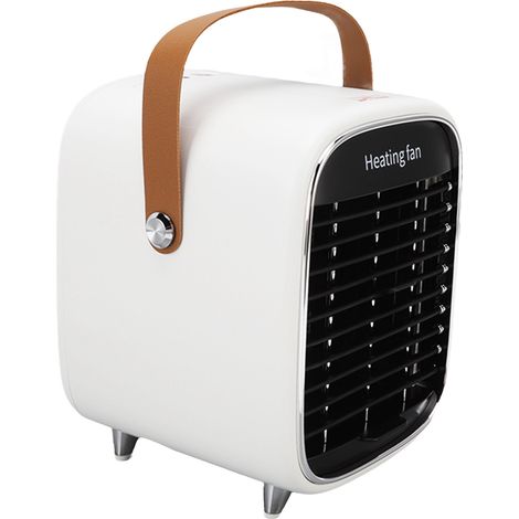 Mini radiateur d'appoint léger et portable avec protection contre la surchauffe, chauffage électrique moderne, blanc, prise européenne 220 V