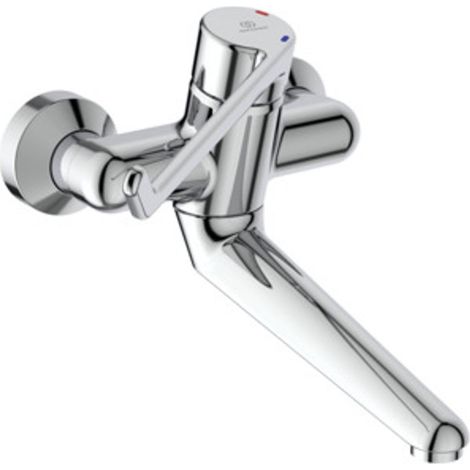 Ideal Standard Arm.Seguridad WWT Ceraplus,s.cierre Conexión S, Palanca 230mm,Alcance 258mm,Cromo, B8317AA