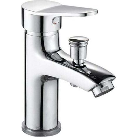 Mitigeur de douche,Mitigeur Bains/Douche, Monotrou Chromé,Mitigeur monocommande Bain (1/4)