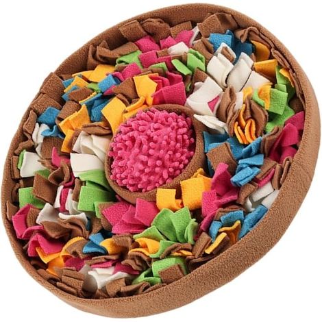 Jouet distributeur de friandises pour chien, tapis de reniflage interactif, entraînement anti-ennui pour grand chien (1/5)
