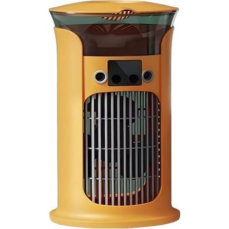 Climatiseur Mobile, 880ml rafraichisseur d'air, 4 en 1 Mini Climatiseur Mobile Avec 3 Vitesses Ventilateur Colonne Silencieux mini climatiseur climatiseurs portables Pour La Maison, Le Bureau (Orange) (1/5)