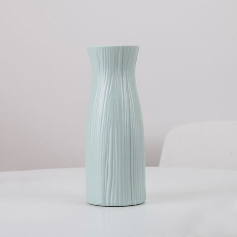 Vase de style nordique pour fleurs séchées, vase décoratif simple et vintage en forme d'arbre, vert, 9 x 23 cm / 3,5 x 9,1 pouces, idéal pour le salon ou le comptoir.