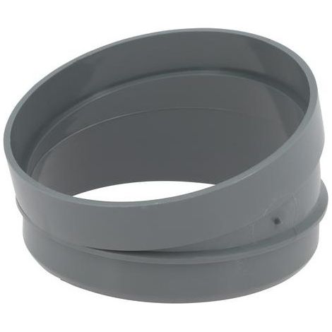 Nicoll – Coude de raccordement MF 15° 125 mm – Filetage plomberie 2 – PVC pour installations sanitaires – Changement de direction efficace