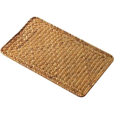 Geflochtene Tischdecke im japanischen Stil, strapazierfähig für Besteck, schickes Design für Esstisch, Küche und Restaurant.