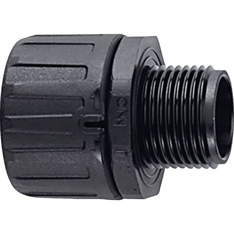 Raccord HellermannTyton hg67-s-m63 diseño recto temperatura -50 a 135 °C