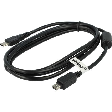 vhbw USB-C-Kabel kompatibel mit Olympus FE-5500, Mini Digital, FE-310, FE-200, FE-320, FE-330, FE-4010 Kamera, Camcorder - Datenkabel, 150 cm (1/5)