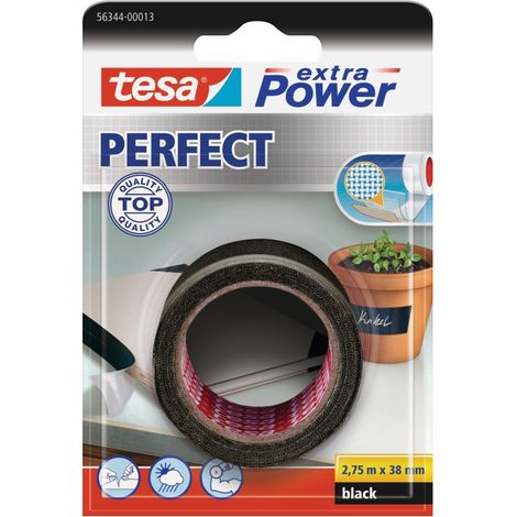 Cinta americana extra power perfect 2,75 m x 38 mm negro tes (1/2)