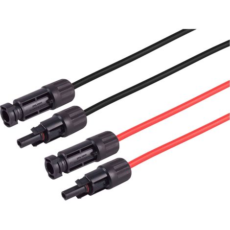 Solar kabel s-impuls mc4 verlängerung 6mm² 15 m 2 Stück