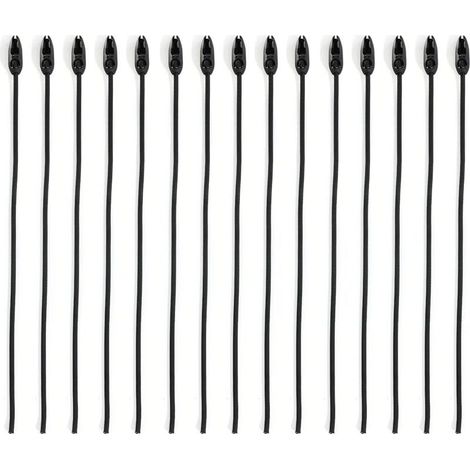 Tendeur élastique 15 pièces (50 cm) avec crochets métalliques – Idéal pour vélos, motos, bâches et haubans – Longueur ajustable (1/5)