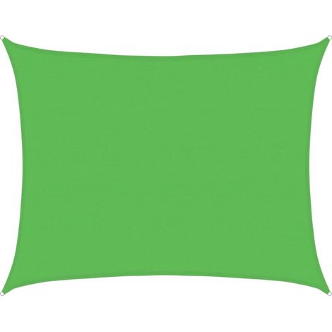 Maison Exclusive - Vela Parasole 160 g/m² Verde Chiaro 6x7 m in HDPE