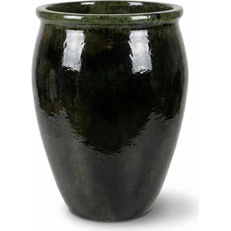 Maceta BACCHUS 36x52cm negro & verde (1/4)