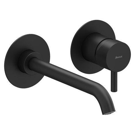 Ravak Espirit - Grifo empotrado de lavabo, montaje de 2 orificios, negro mate X070278 (1/5)